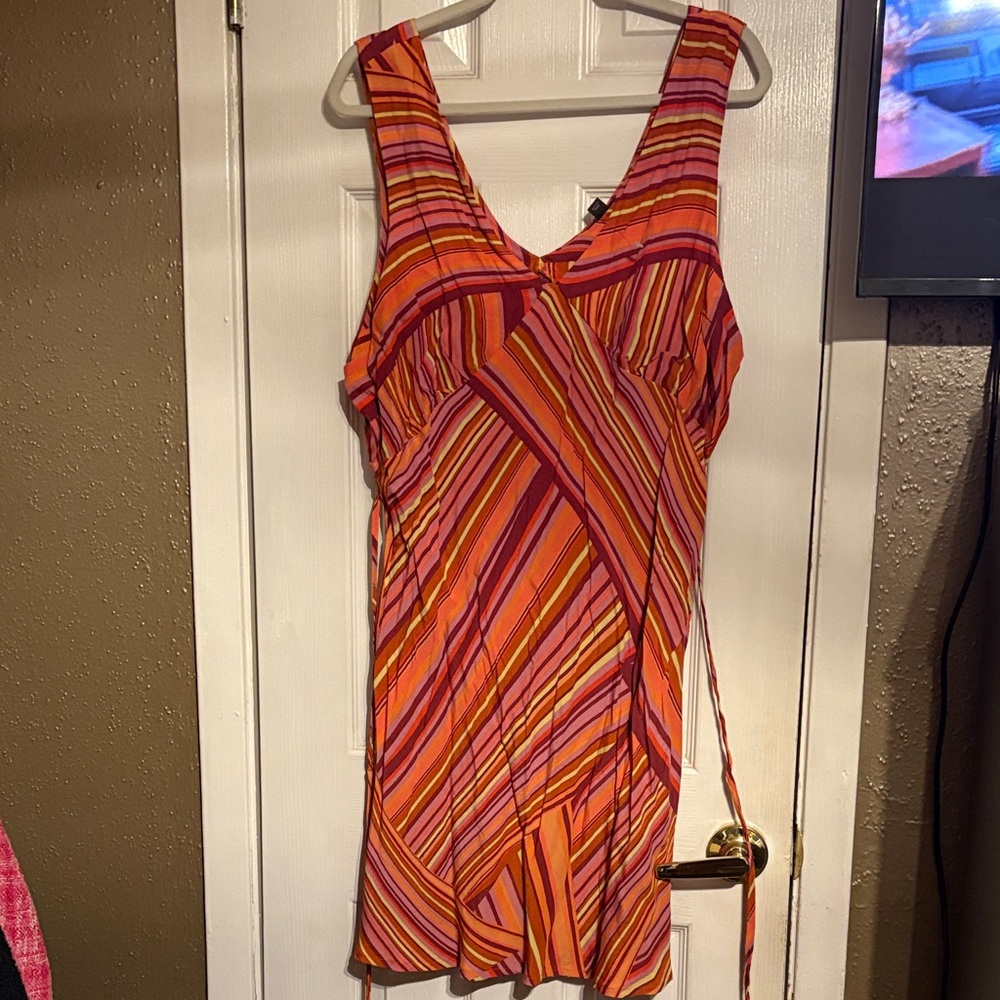 Wild Fable Multicolor Striped Dress